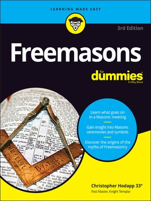 cover image of Freemasons For Dummies